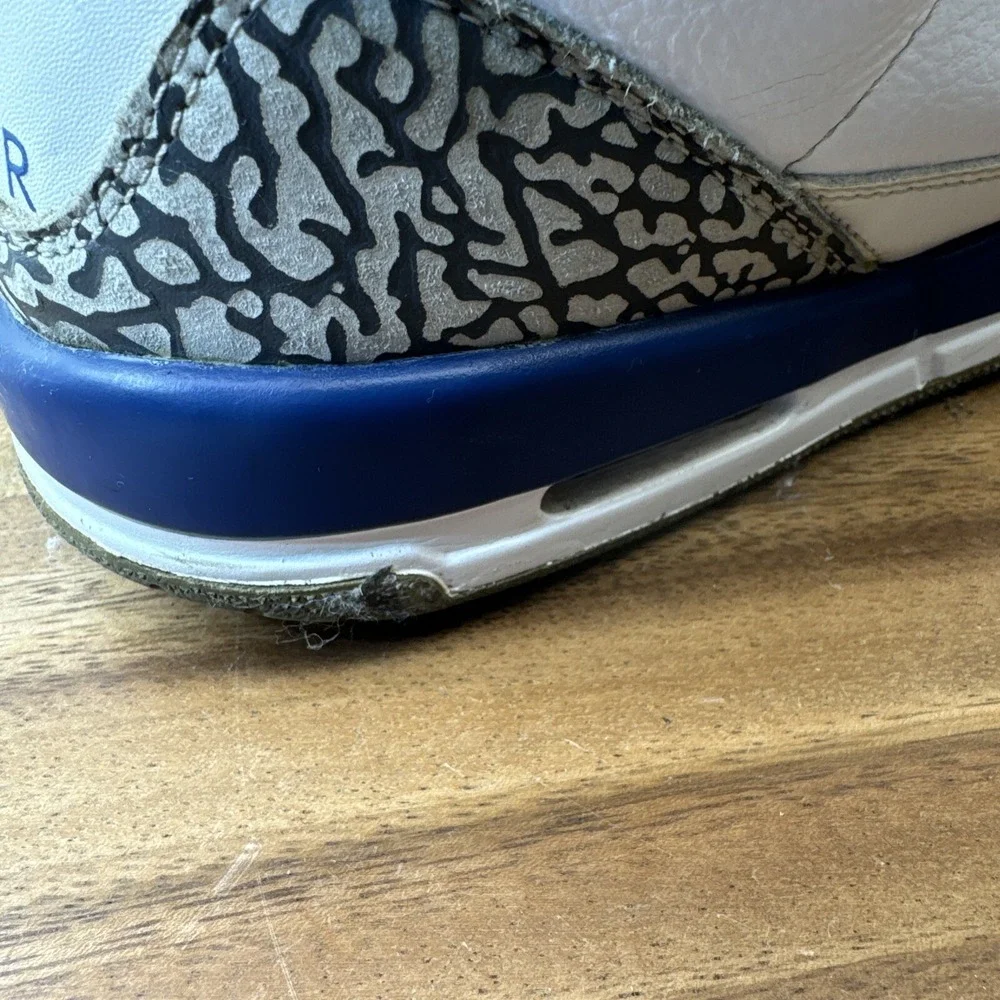 Nike Air Jordan Shoe 854261-106 US Size‎ 6Y Blue/Red/White/Gray